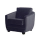 Baltimo Club Chair - Velvet Black