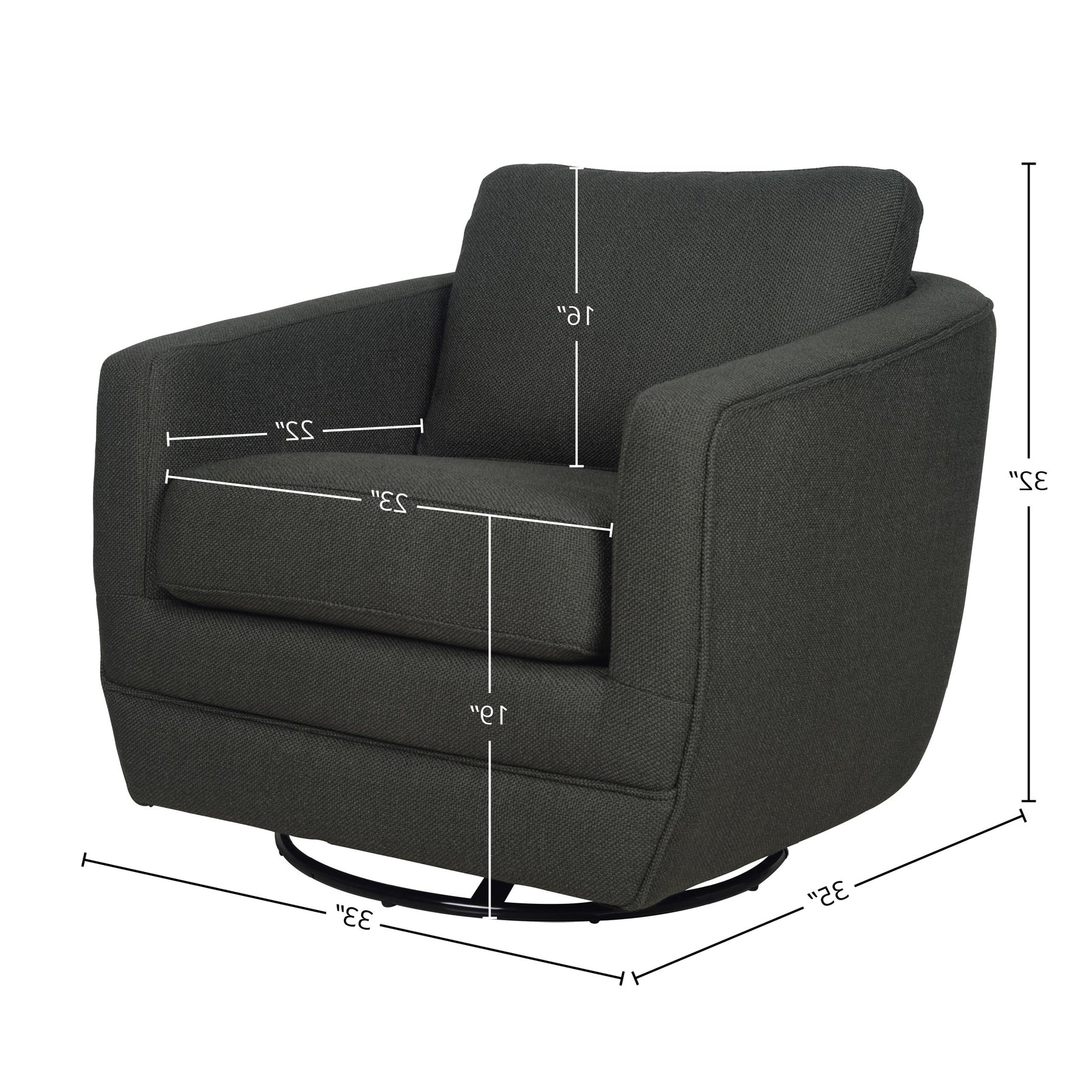 Baltimo Swivel Glider - | Image 3 | InSTYLE Home & Rugs