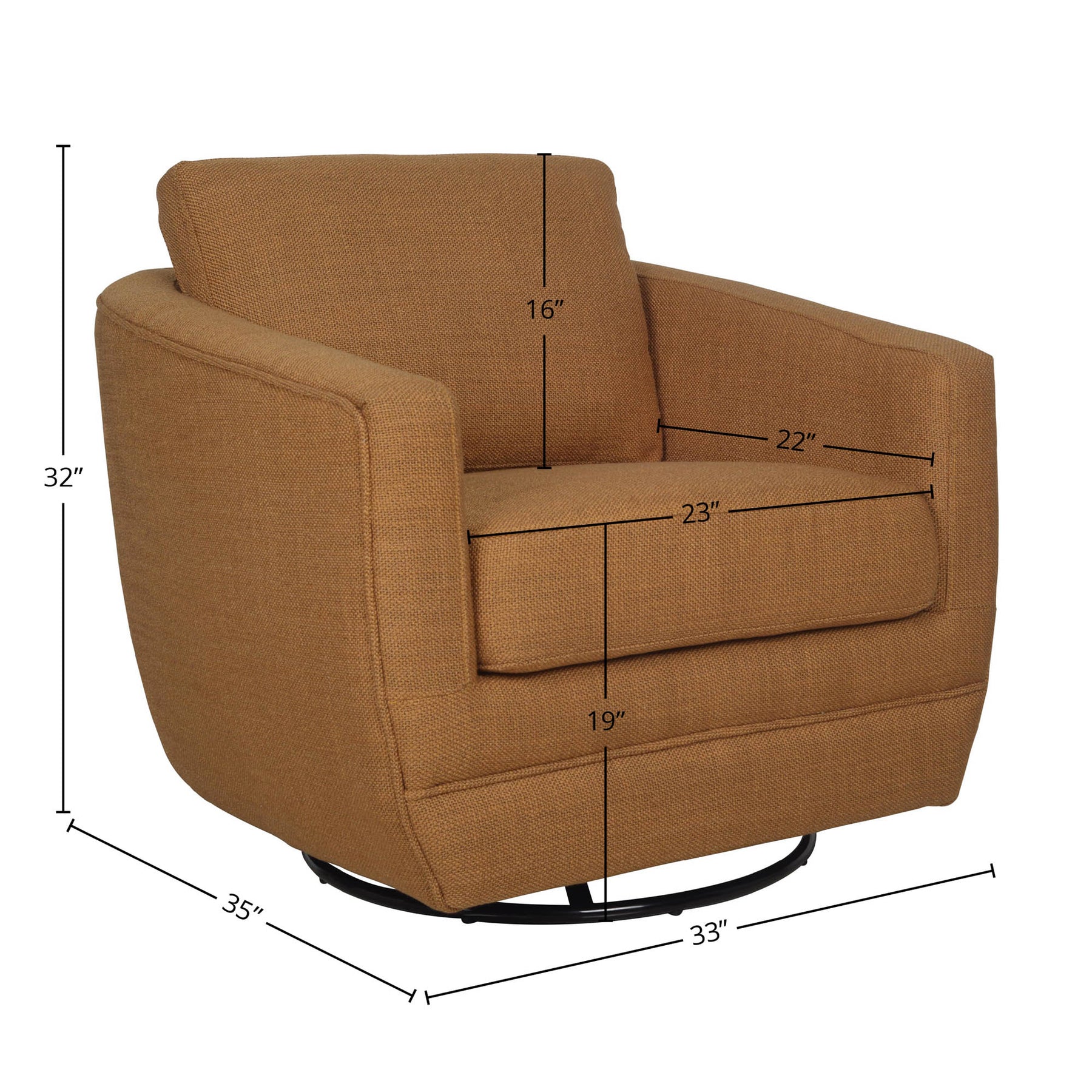 Baltimo Swivel Glider - variety of styles from classic to contemporary | Image 3 | InSTYLE Home & Rugs