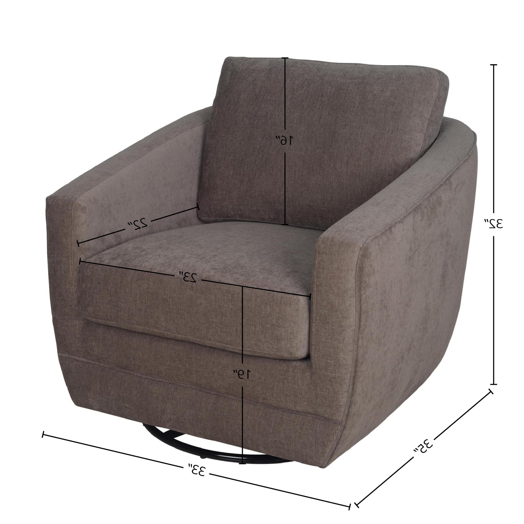 Baltimo Swivel Glider - | Image 3 | InSTYLE Home & Rugs