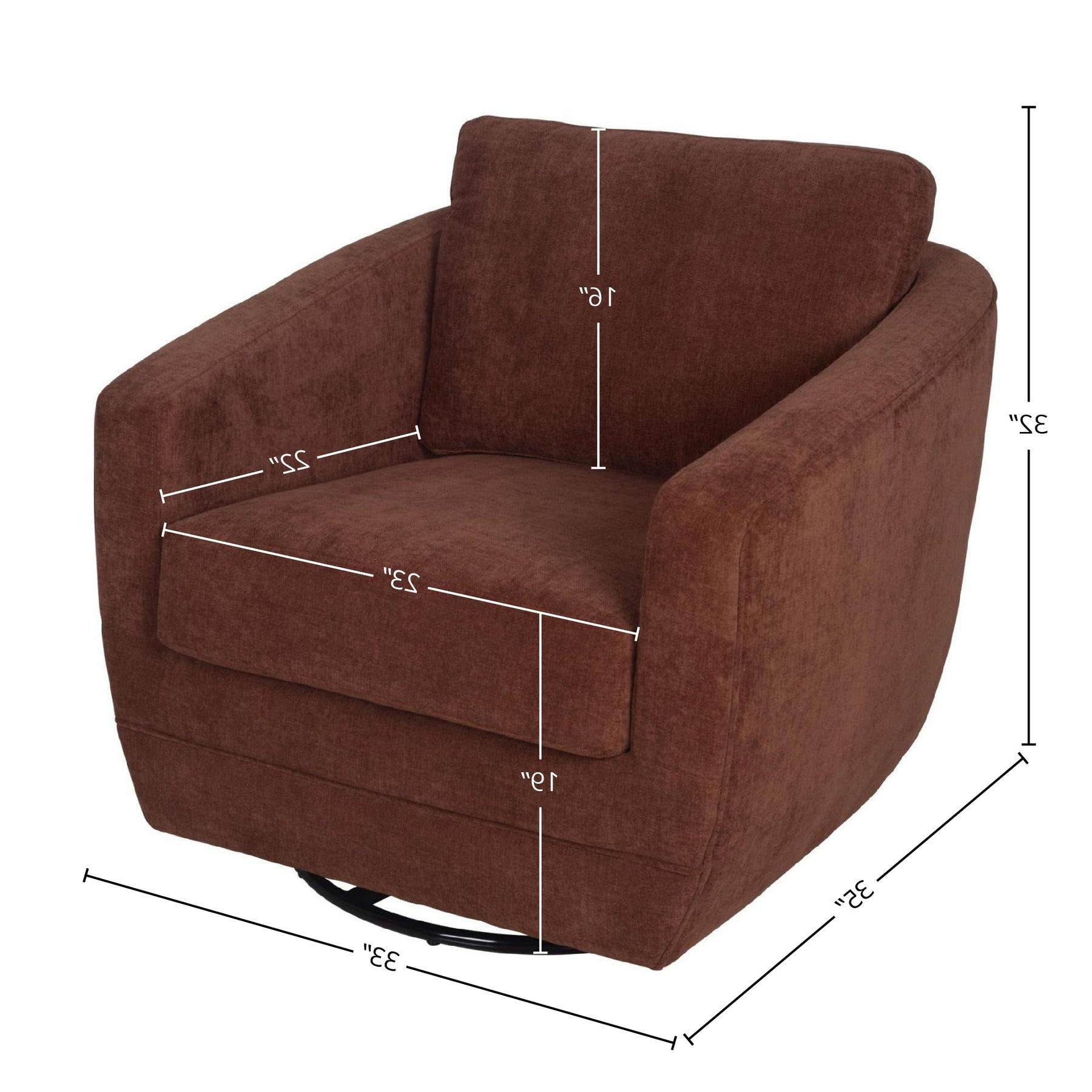 Baltimo Swivel Glider - | Image 3 | InSTYLE Home & Rugs