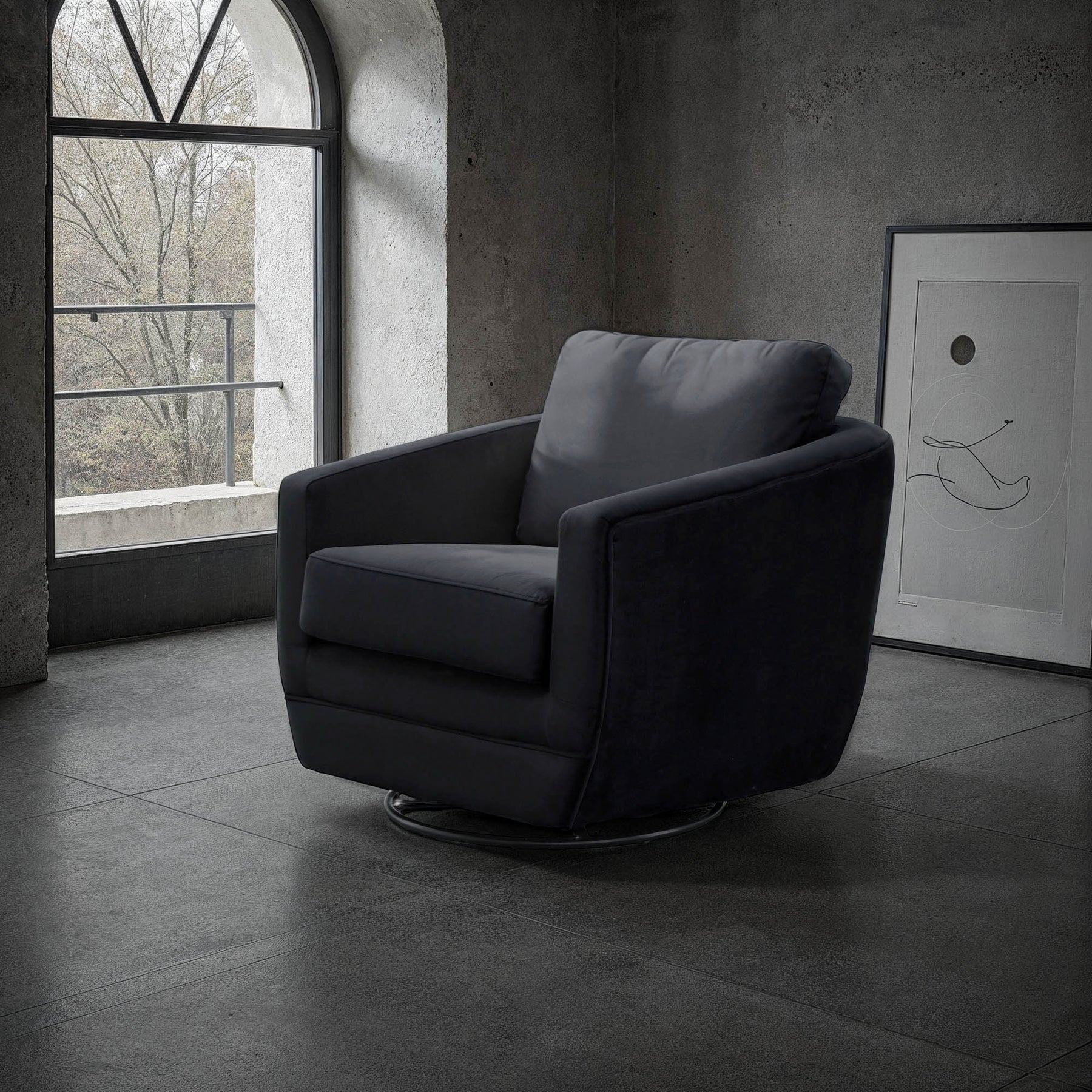 Baltimo Swivel Glider - | Image 2 | InSTYLE Home & Rugs
