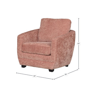 Baltimo Club Chair - durable construction for long-lasting use | Image 3 | InSTYLE Home & Rugs
