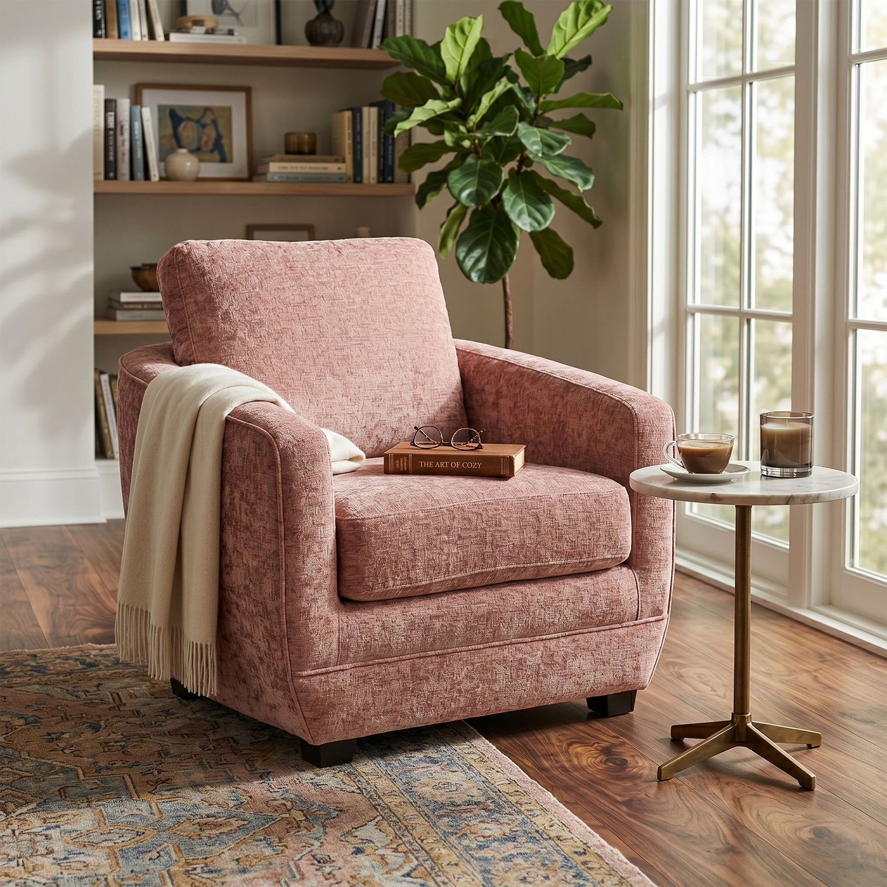 Baltimo Club Chair - durable construction for long-lasting use | Image 2 | InSTYLE Home & Rugs
