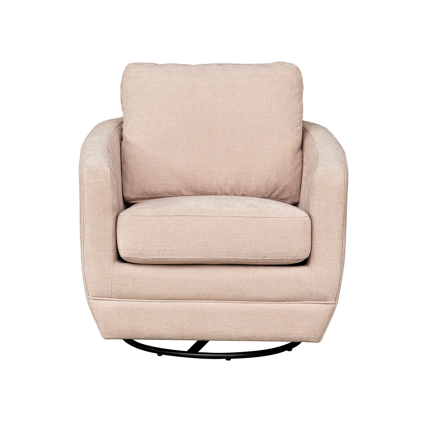 Baltimo Swivel Glider - modern accent armchair for stylish interiors | Image 4 | InSTYLE Home & Rugs