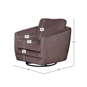 Baltimo Swivel Glider - variety of styles from classic to contemporary | Image 3 | InSTYLE Home & Rugs