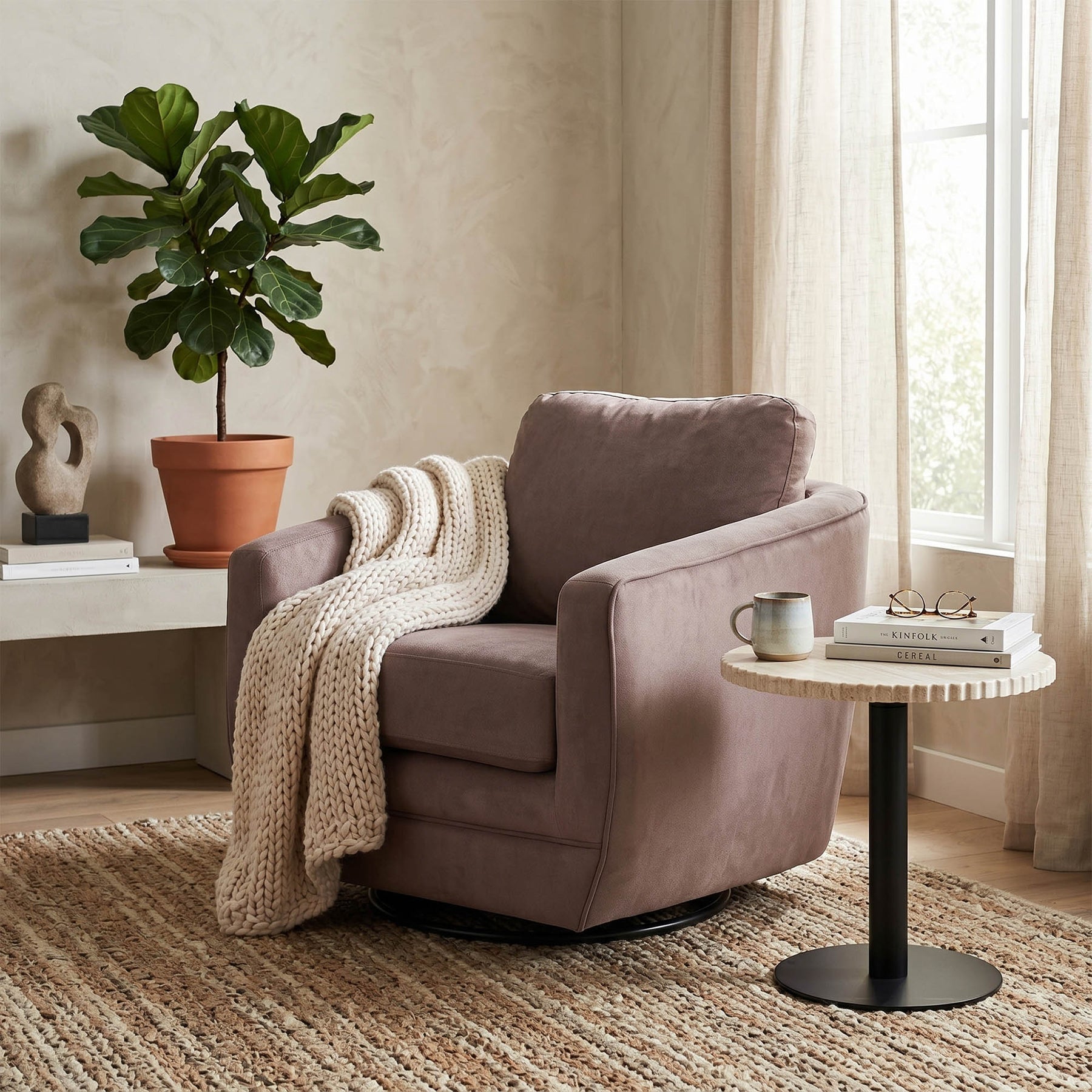 Baltimo Swivel Glider - variety of styles from classic to contemporary | Image 2 | InSTYLE Home & Rugs