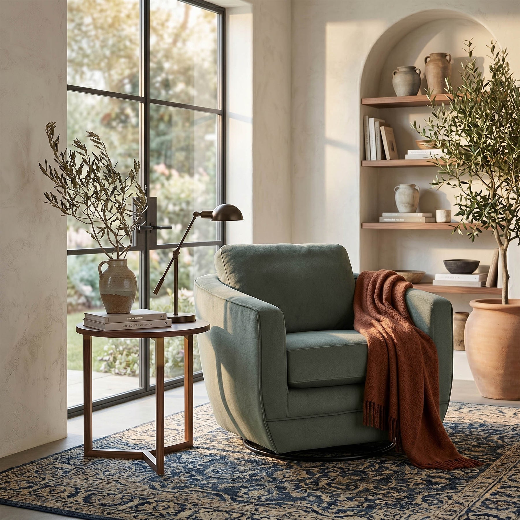 Baltimo Swivel Glider - variety of styles from classic to contemporary | Image 2 | InSTYLE Home & Rugs