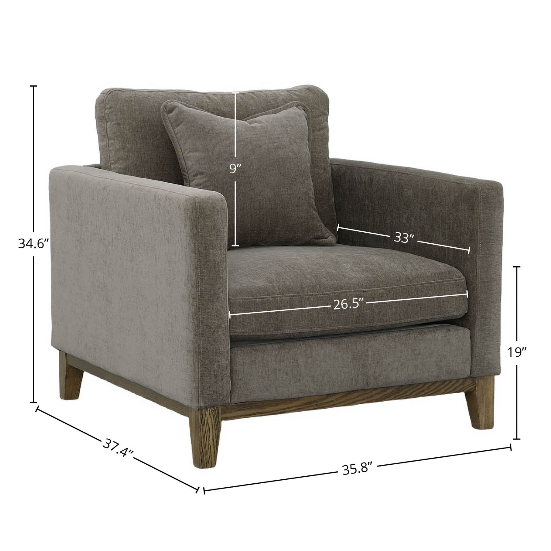 Burbank Club Chair - comfortable seating for dining and office spaces | Image 3 | InSTYLE Home & Rugs
