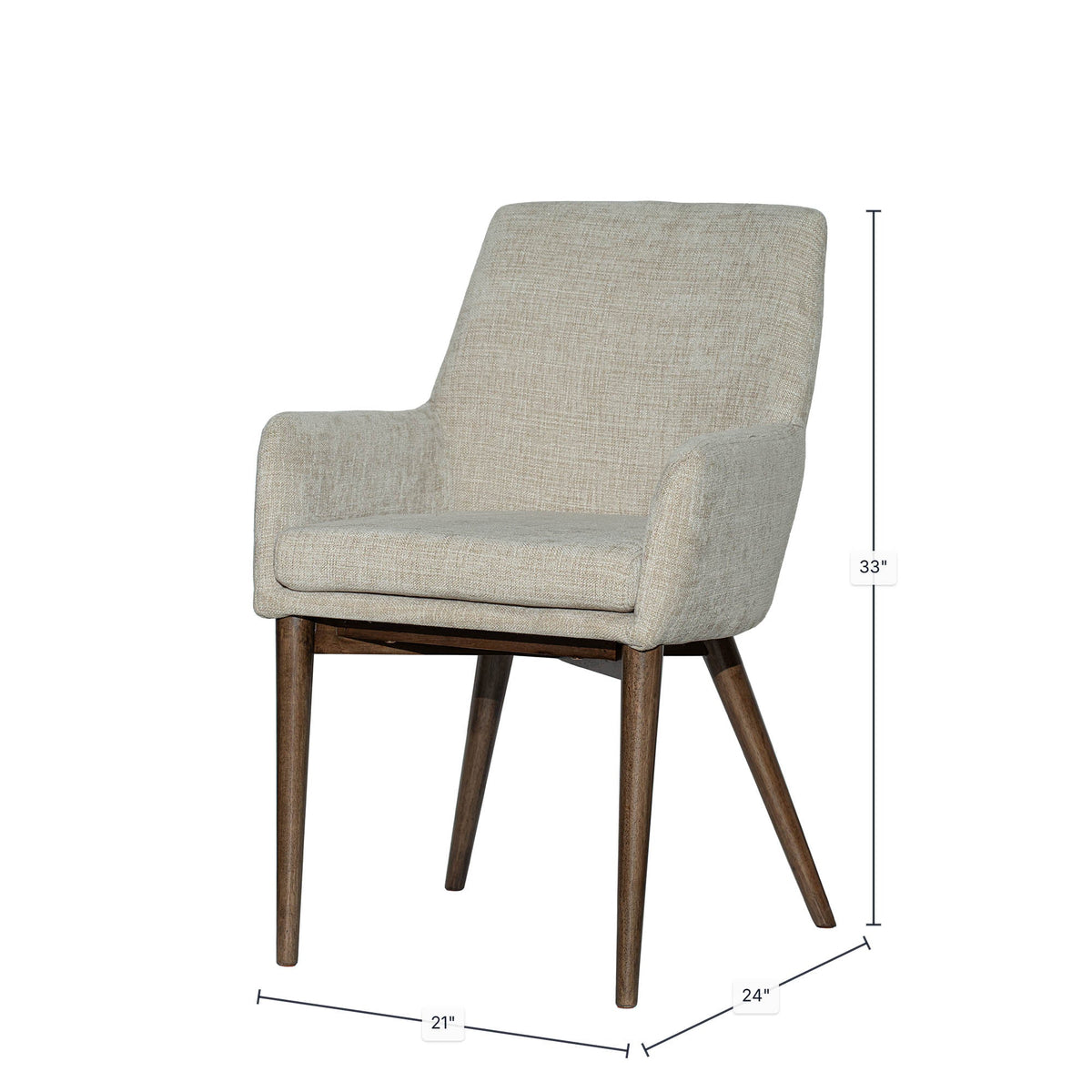 Fritz Arm Dining Chair - comfortable dining experience | Image 3 | InSTYLE Home & Rugs