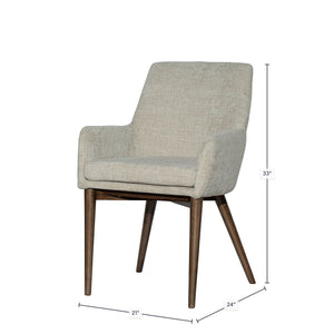 Fritz Arm Dining Chair - comfortable dining experience | Image 3 | InSTYLE Home & Rugs