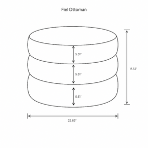 Fiel Ottoman - modern design for any room | Image 9 | InSTYLE Home & Rugs