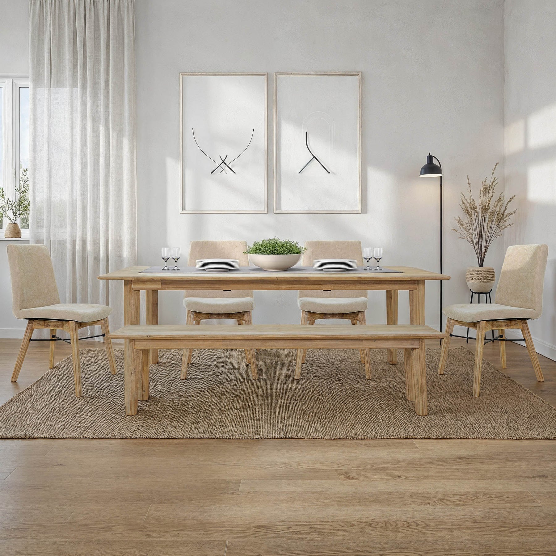 Gia Dining Room Set - modern dining set for stylish and functional dining rooms | Image 2 | InSTYLE Home & Rugs