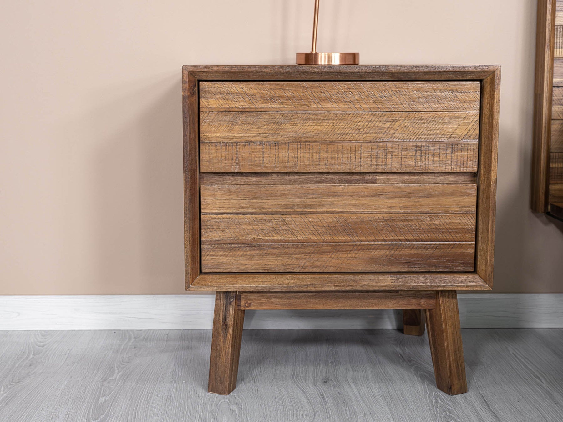 Gia 2 Drawer Nightstand - compact nightstand with style | Image 12 | InSTYLE Home & Rugs
