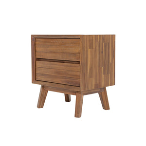 Gia 2 Drawer Nightstand - compact nightstand with style | Image 1 | InSTYLE Home & Rugs