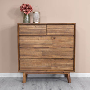 Gia 5 Drawer Chest - spacious drawer for organized storage in any room | Image 2 | InSTYLE Home & Rugs