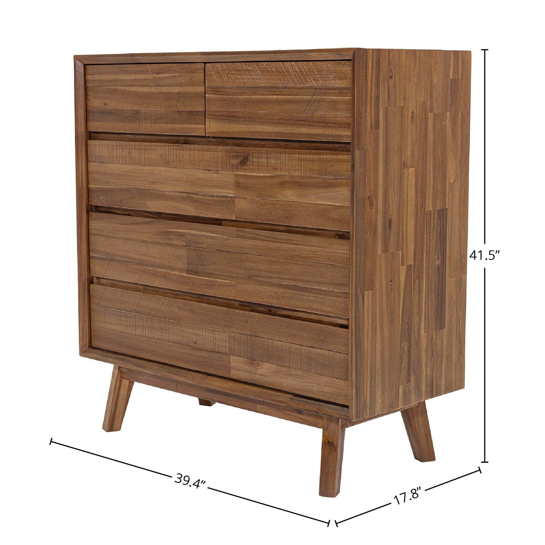 Gia 5 Drawer Chest - spacious drawer for organized storage in any room | Image 3 | InSTYLE Home & Rugs