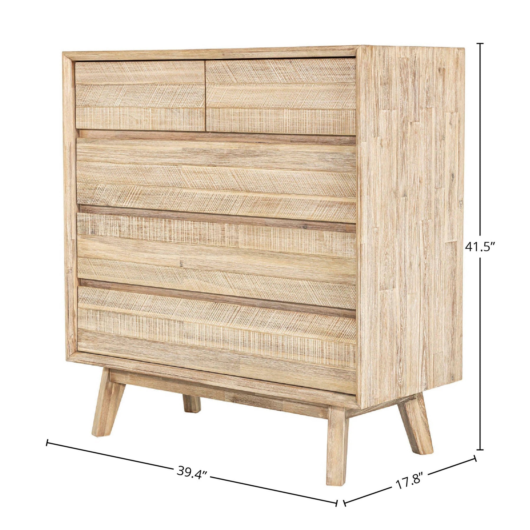 Gia 5 Drawer Chest - durable drawer with smooth glide mechanism for daily use | Image 3 | InSTYLE Home & Rugs