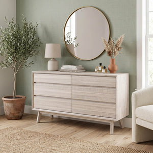 Gia 6 Drawer Dresser - sleek storage solutions for bedrooms | Image 2 | InSTYLE Home & Rugs