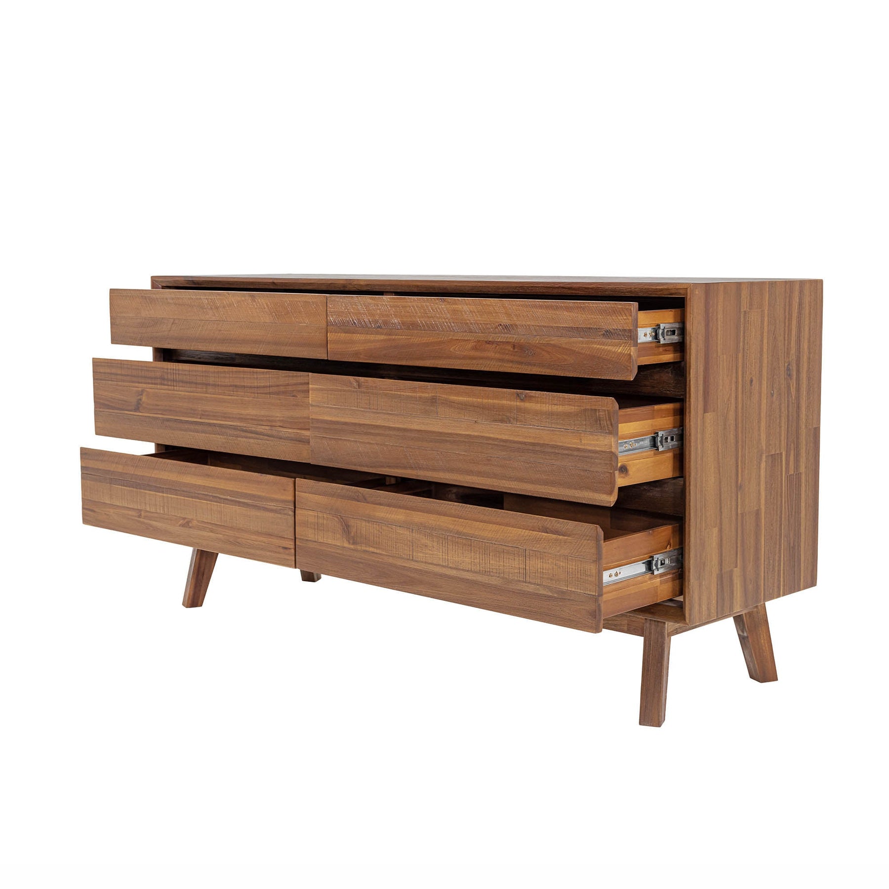 Gia 6 Drawer Dresser - stylish dresser with modern flair | Image 4 | InSTYLE Home & Rugs