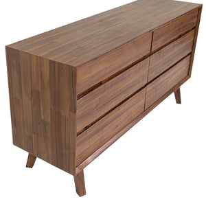 Gia 6 Drawer Dresser - stylish dresser with modern flair | Image 8 | InSTYLE Home & Rugs