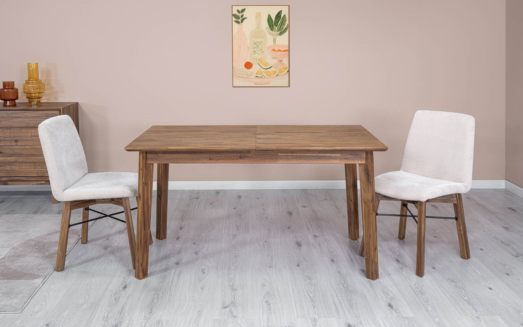 Gia Small Extension Dining Table w/ Butterfly System 55/71” - stylish chairs for any table | Image 23 | InSTYLE Home & Rugs
