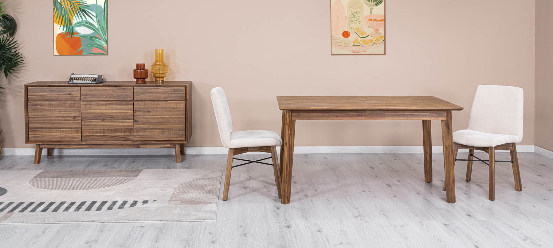 Gia Small Extension Dining Table w/ Butterfly System 55/71” - stylish chairs for any table | Image 22 | InSTYLE Home & Rugs