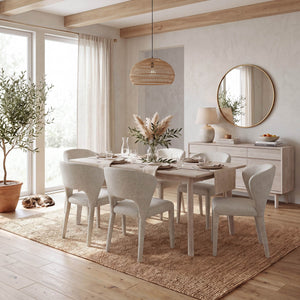 Gia Extension Dining Table 71/102" - stylish chairs for any table | Image 2 | InSTYLE Home & Rugs