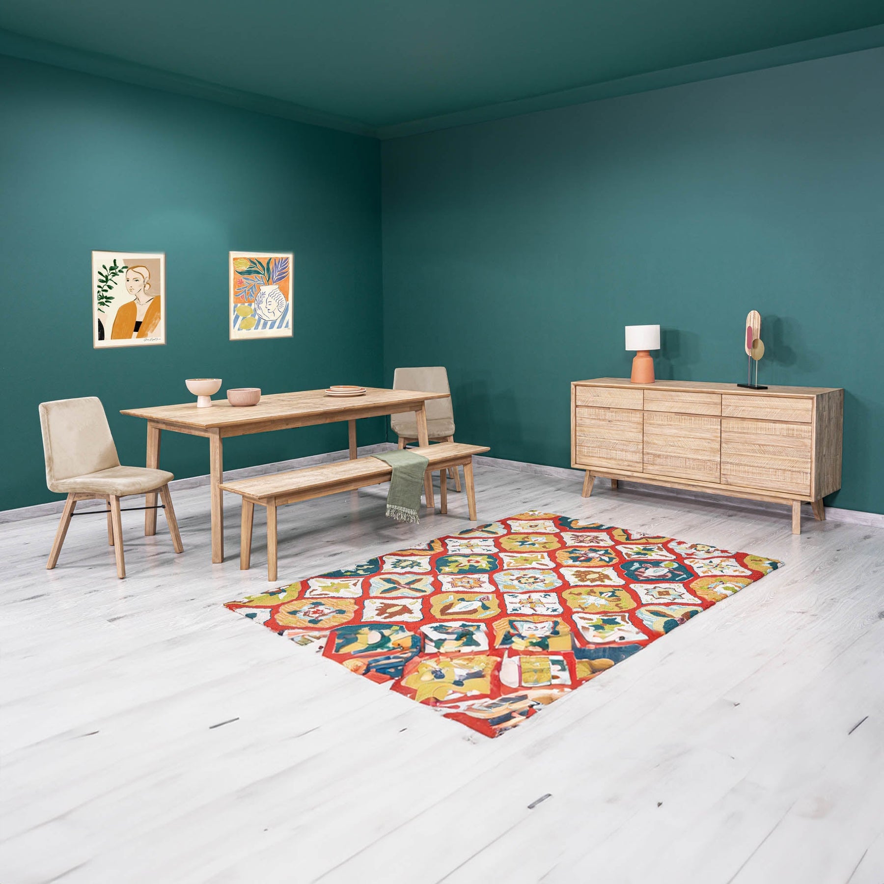 Gia Extension Dining Table 71/102" - elegant seating for dining areas | Image 15 | InSTYLE Home & Rugs