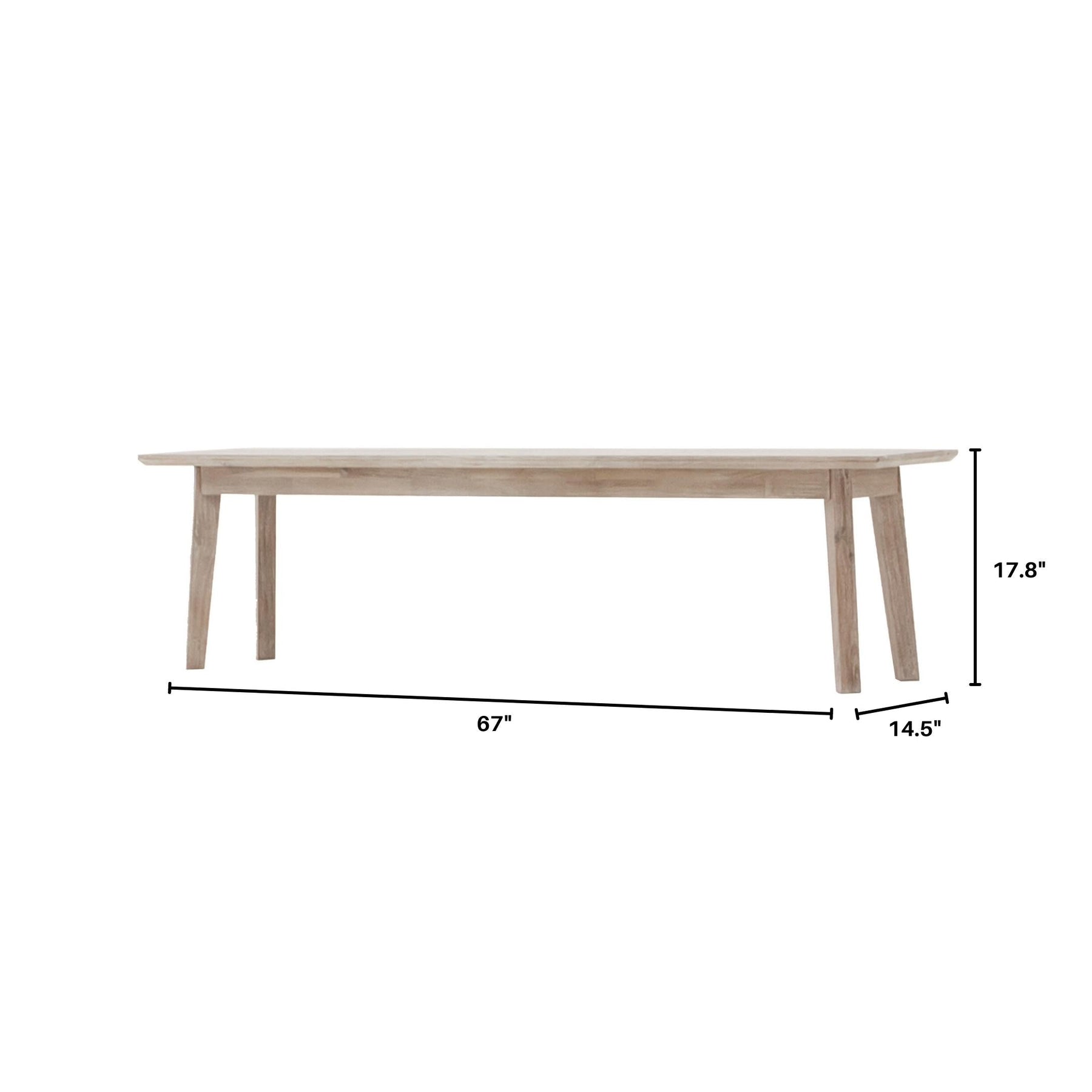 Gia Bench - durable bench with modern style | Image 3 | InSTYLE Home & Rugs