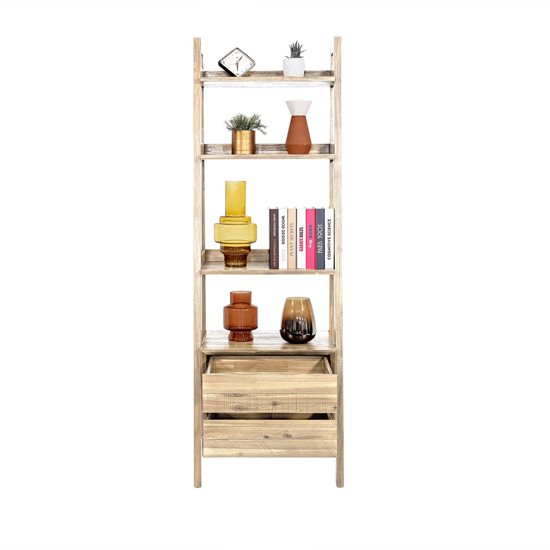 Gia Modular Bookcase - wooden bookcases with multiple shelves for ample storage | Image 4 | InSTYLE Home & Rugs