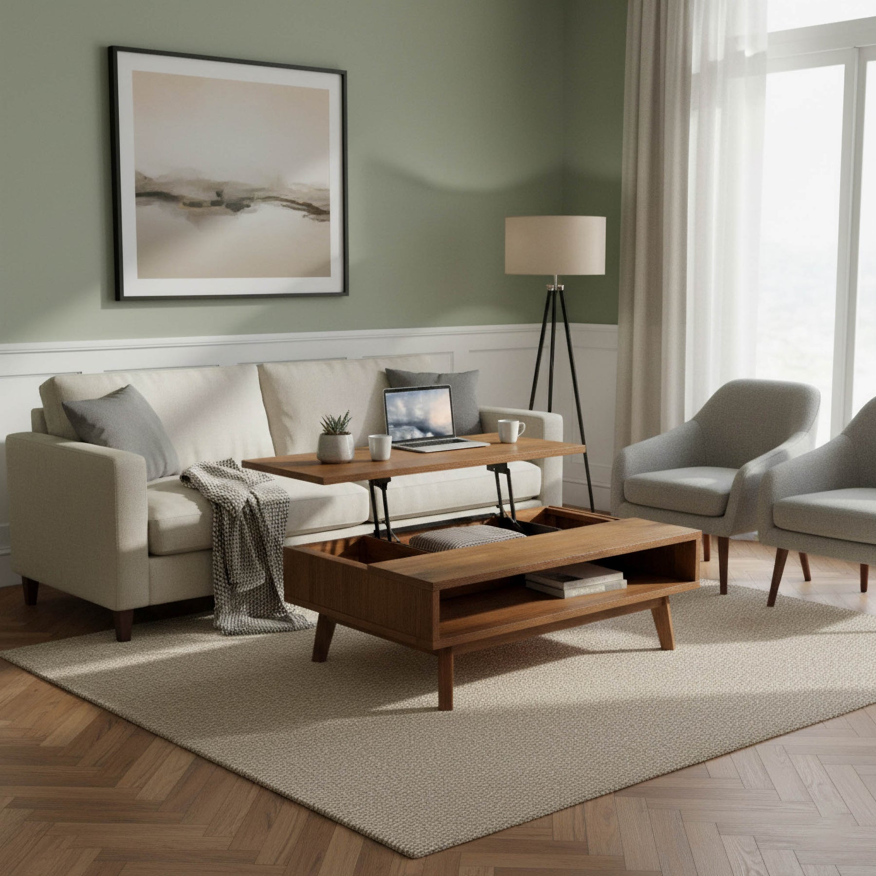 Gia Coffee Table w/ Lift Top - stylish tables for living rooms | Image 21 | InSTYLE Home & Rugs