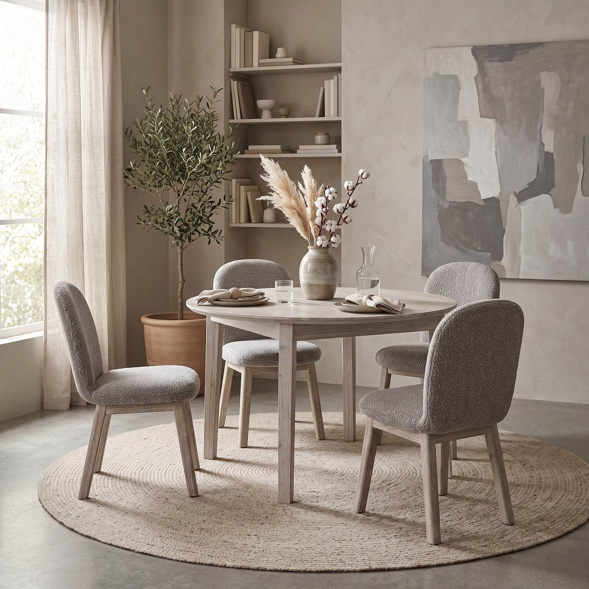 Gia Round Dining Table - stylish chairs for any table | Image 2 | InSTYLE Home & Rugs