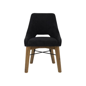 Gia Curved Dining Chair - comfortable dining experience | Image 4 | InSTYLE Home & Rugs