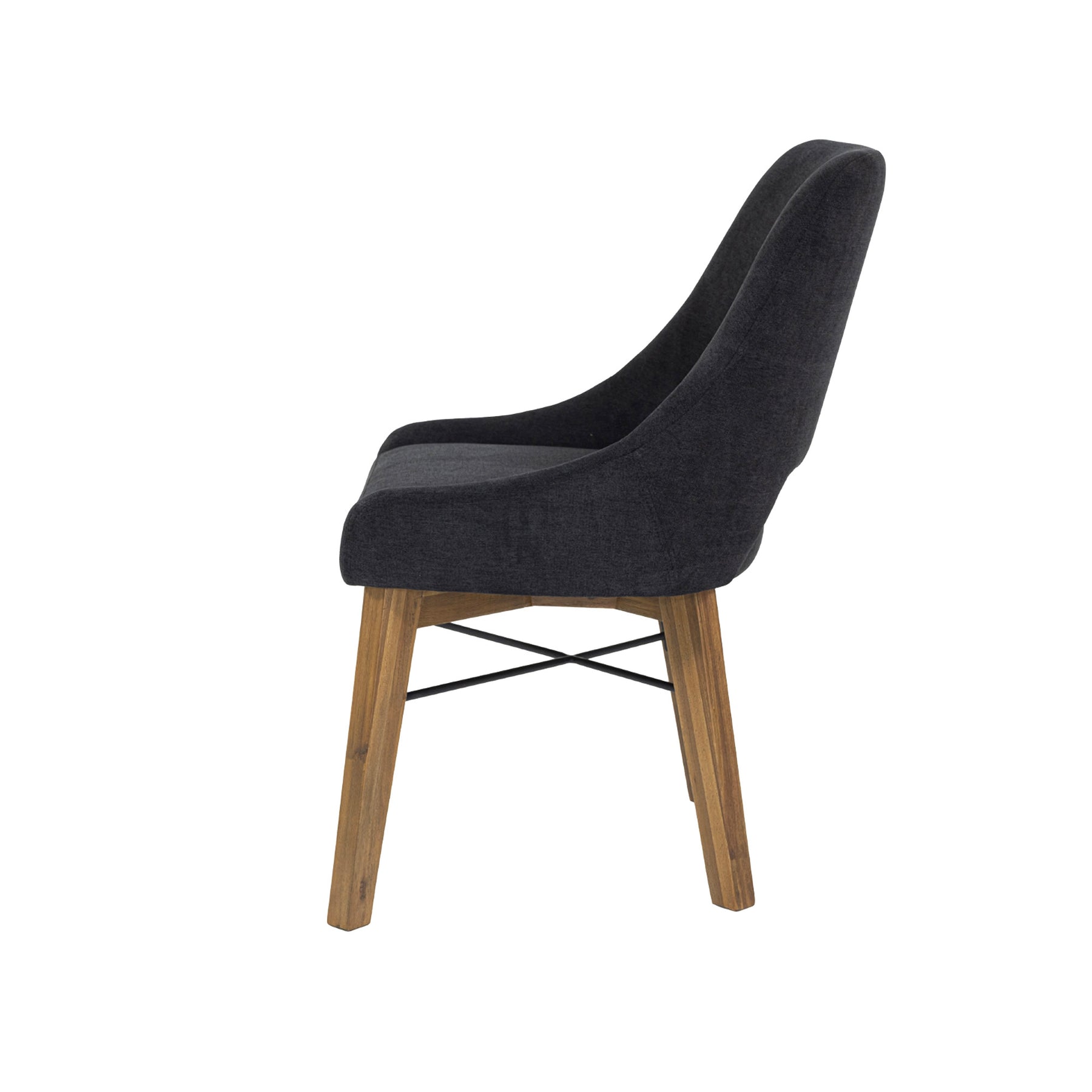 Gia Curved Dining Chair - comfortable dining experience | Image 5 | InSTYLE Home & Rugs