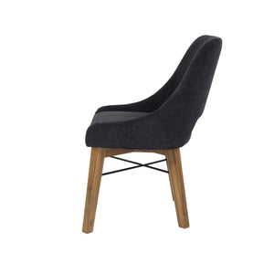 Gia Curved Dining Chair - comfortable dining experience | Image 5 | InSTYLE Home & Rugs