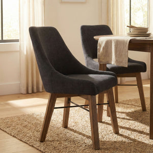 Gia Curved Dining Chair - comfortable dining experience | Image 2 | InSTYLE Home & Rugs
