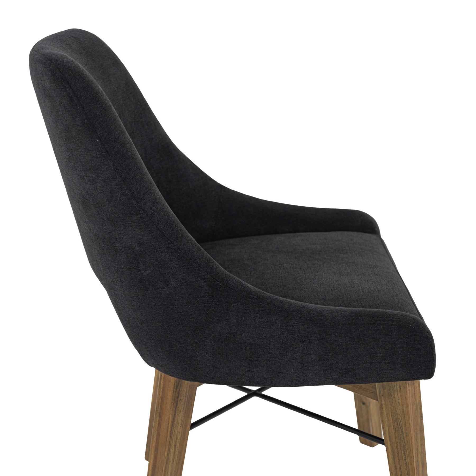 Gia Curved Dining Chair - comfortable dining experience | Image 9 | InSTYLE Home & Rugs