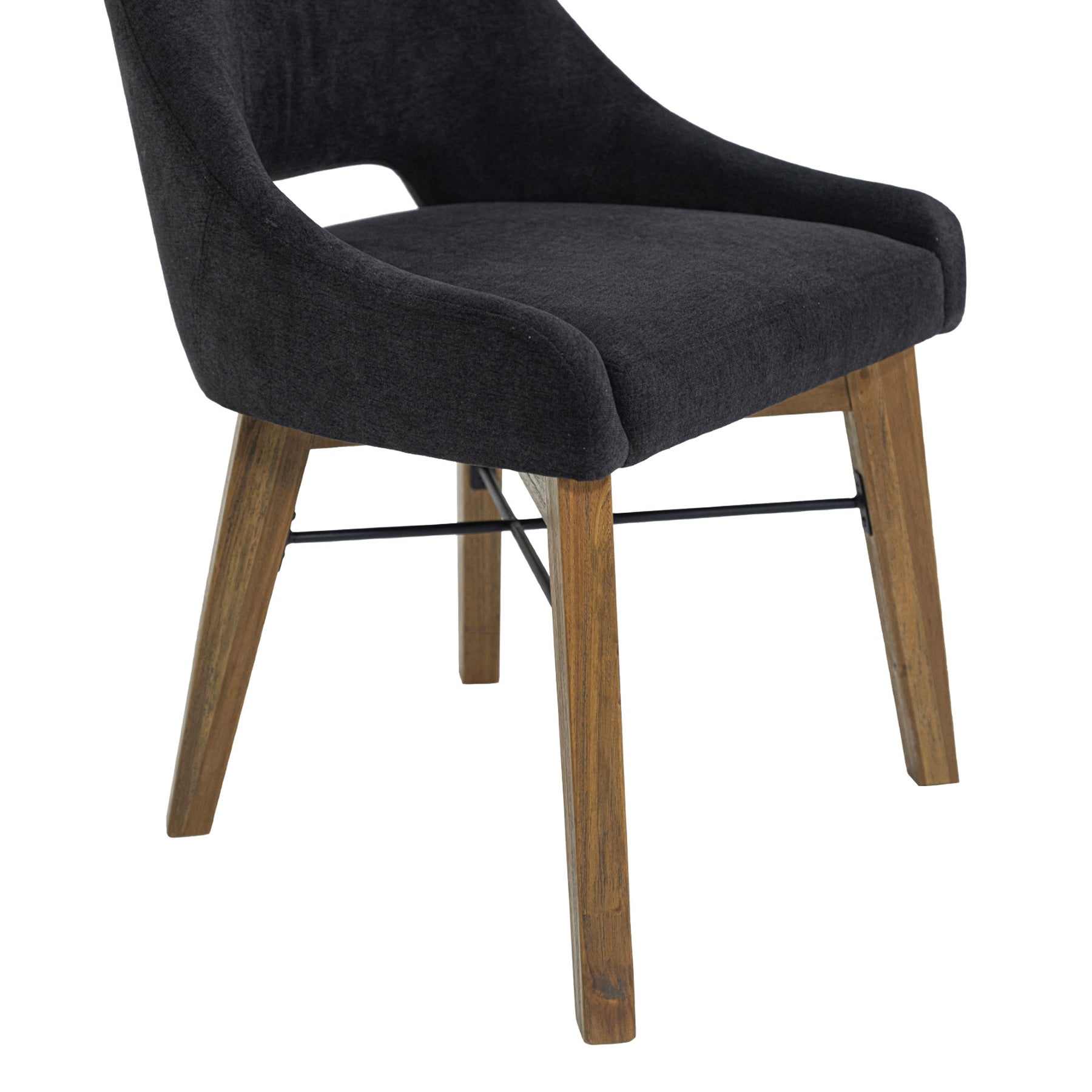 Gia Curved Dining Chair - comfortable dining experience | Image 11 | InSTYLE Home & Rugs