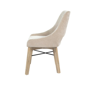 Gia Curved Dining Chair - comfortable dining experience | Image 5 | InSTYLE Home & Rugs