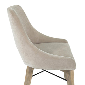 Gia Curved Dining Chair - comfortable dining experience | Image 9 | InSTYLE Home & Rugs