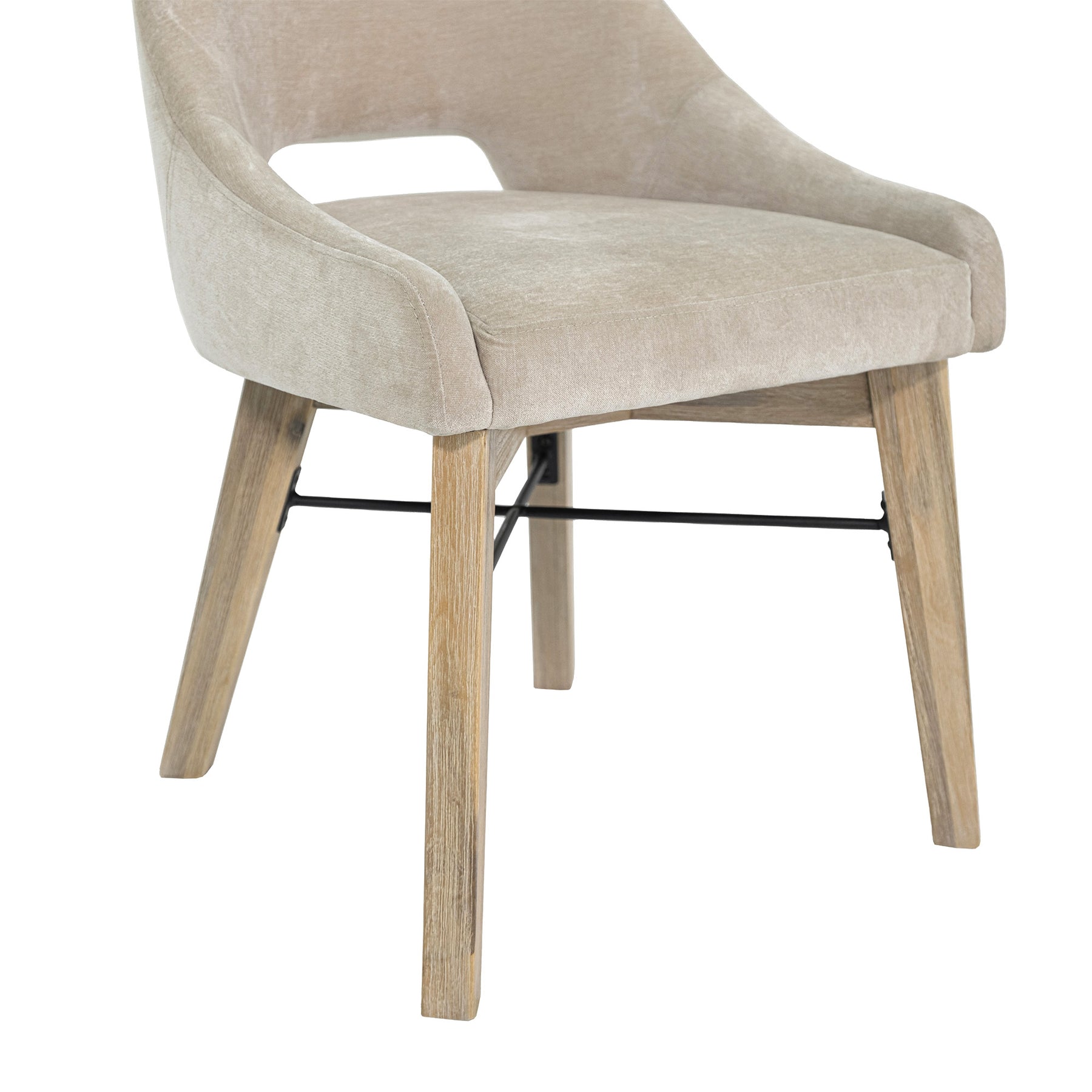 Gia Curved Dining Chair - comfortable dining experience | Image 11 | InSTYLE Home & Rugs