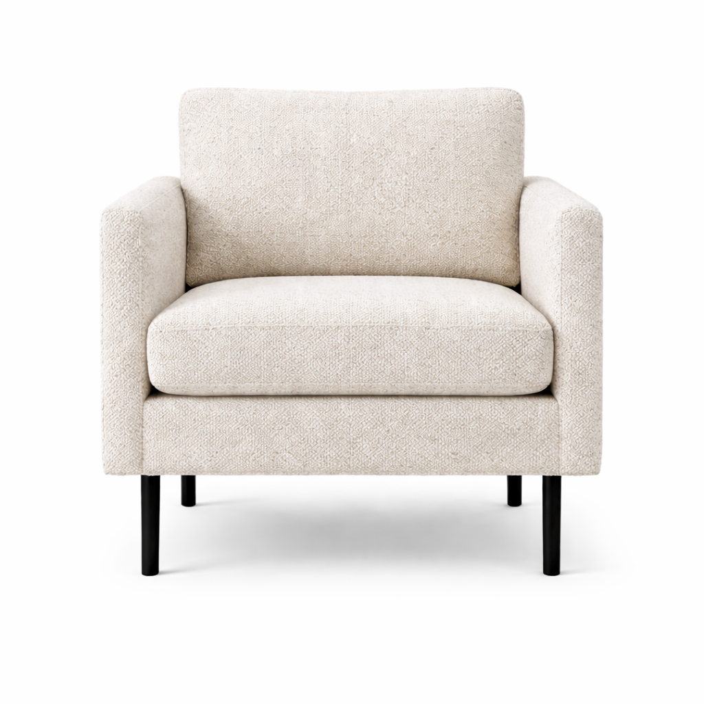 Gill Accent Chair - modern accent chair with comfortable cushioning and sleek design | Image 3 | InSTYLE Home & Rugs