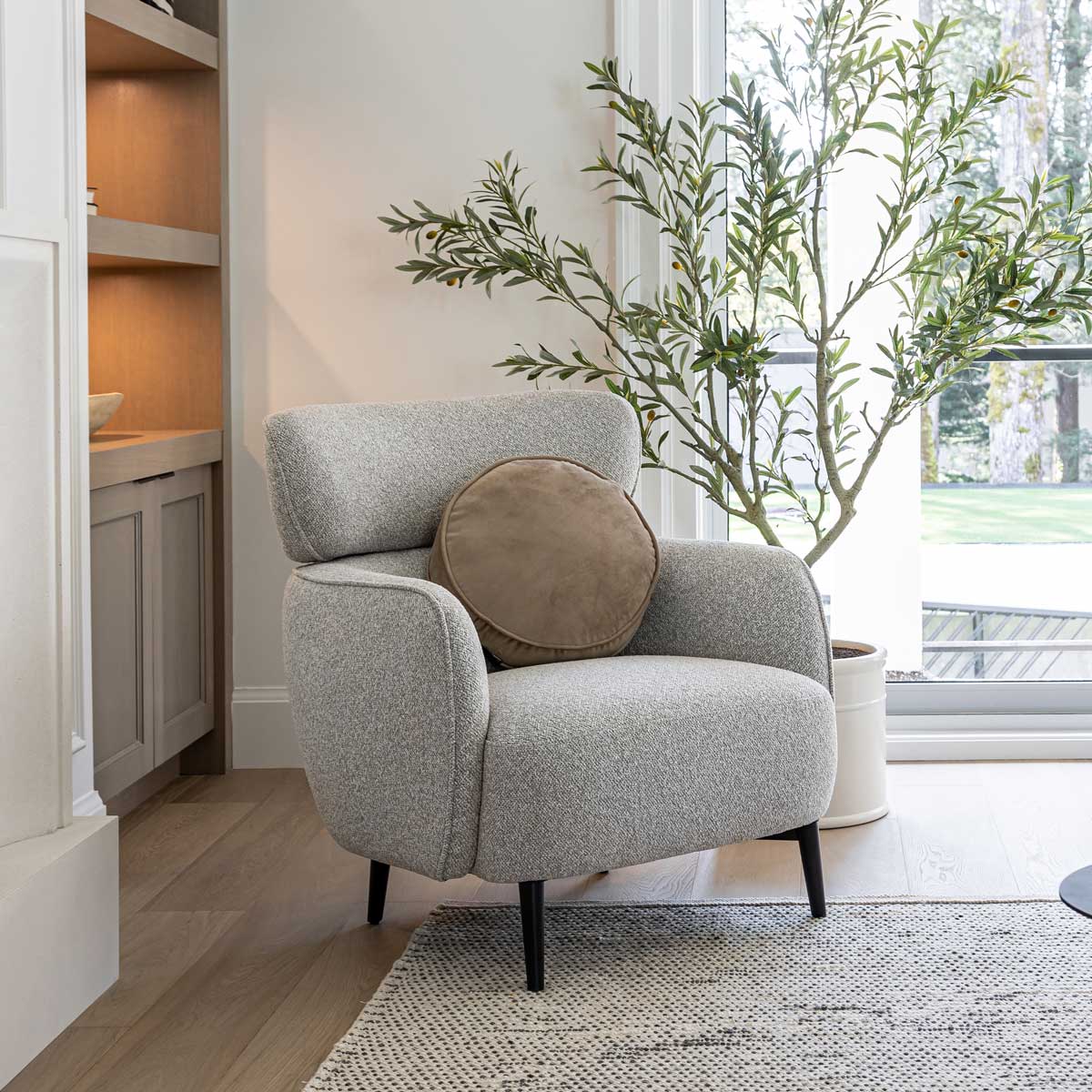 Ginger Accent Chair - compact accent chair for adding personality to any room | Image 3 | InSTYLE Home & Rugs