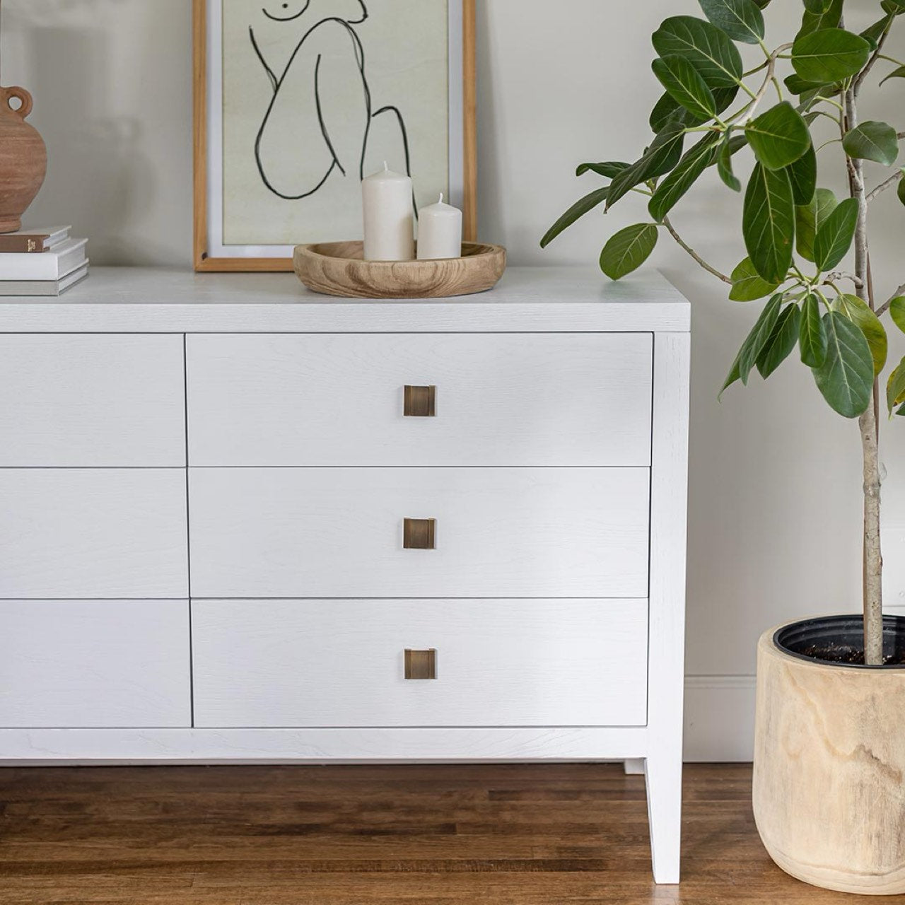 Hara 6 Drawer Dresser - stylish dresser with modern flair | Image 17 | InSTYLE Home & Rugs