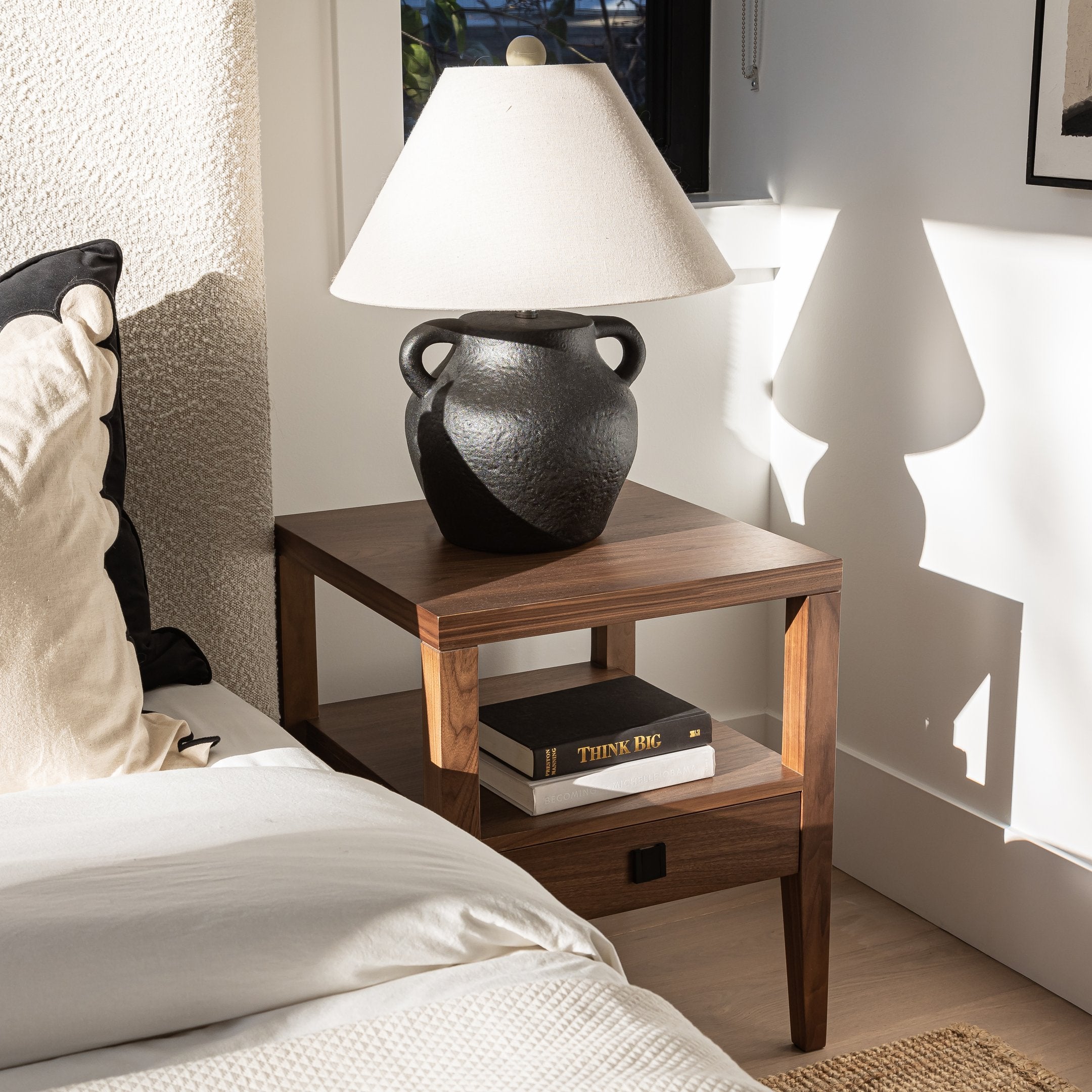 Hara 1 Drawer Accent Table - functional accent table with unique design for any room | Image 19 | InSTYLE Home & Rugs