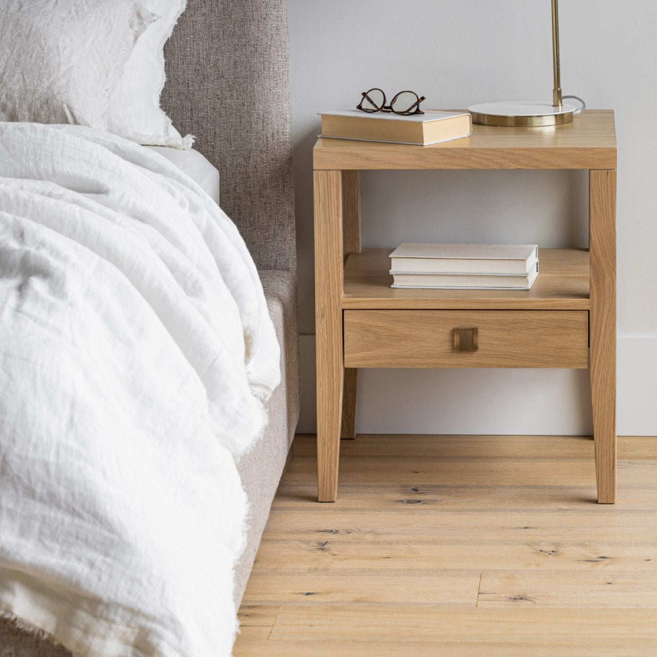 Hara 1 Drawer Accent Table - functional accent table with unique design for any room | Image 8 | InSTYLE Home & Rugs