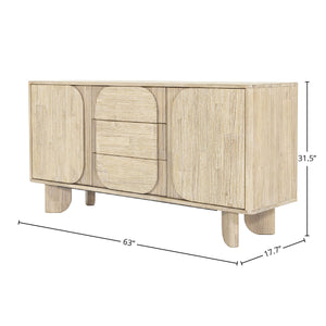 Haru Sideboard - sleek sideboard for storage | Image 3 | InSTYLE Home & Rugs