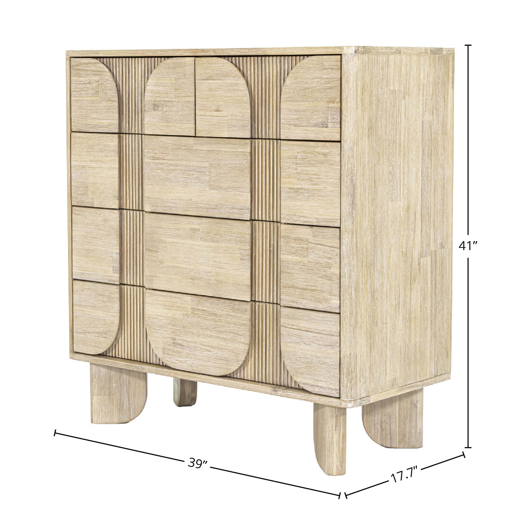 Haru 5 Drawer Chest - spacious drawer for organized storage in any room | Image 3 | InSTYLE Home & Rugs