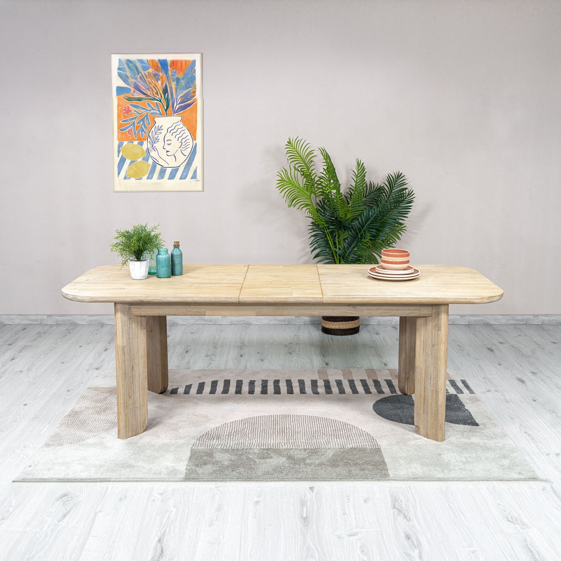 Haru Extension Dining Table (70"/102") - comfortable dining experience | Image 10 | InSTYLE Home & Rugs